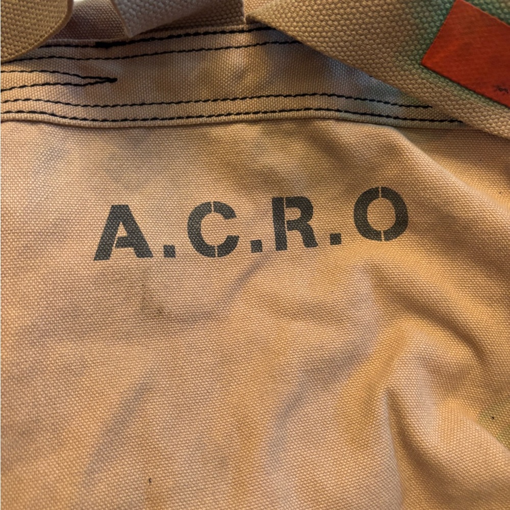 A.C.R.O Tan Canvas Bag